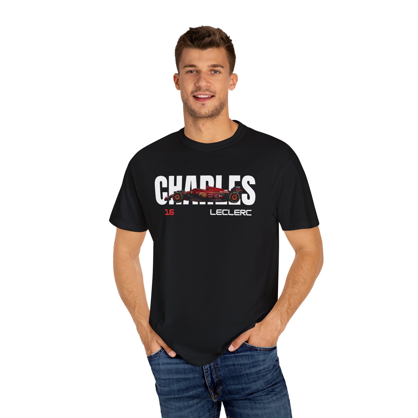 Charles Leclerc 1.1 Black T-shirt