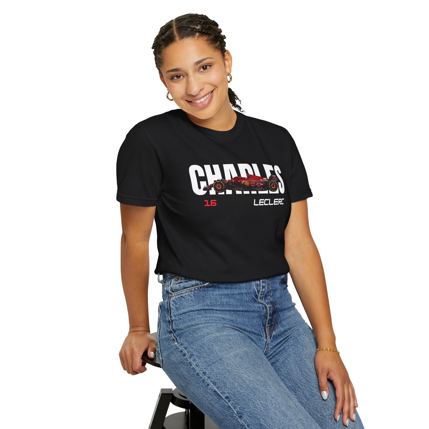 Charles Leclerc 1.1 Black T-shirt