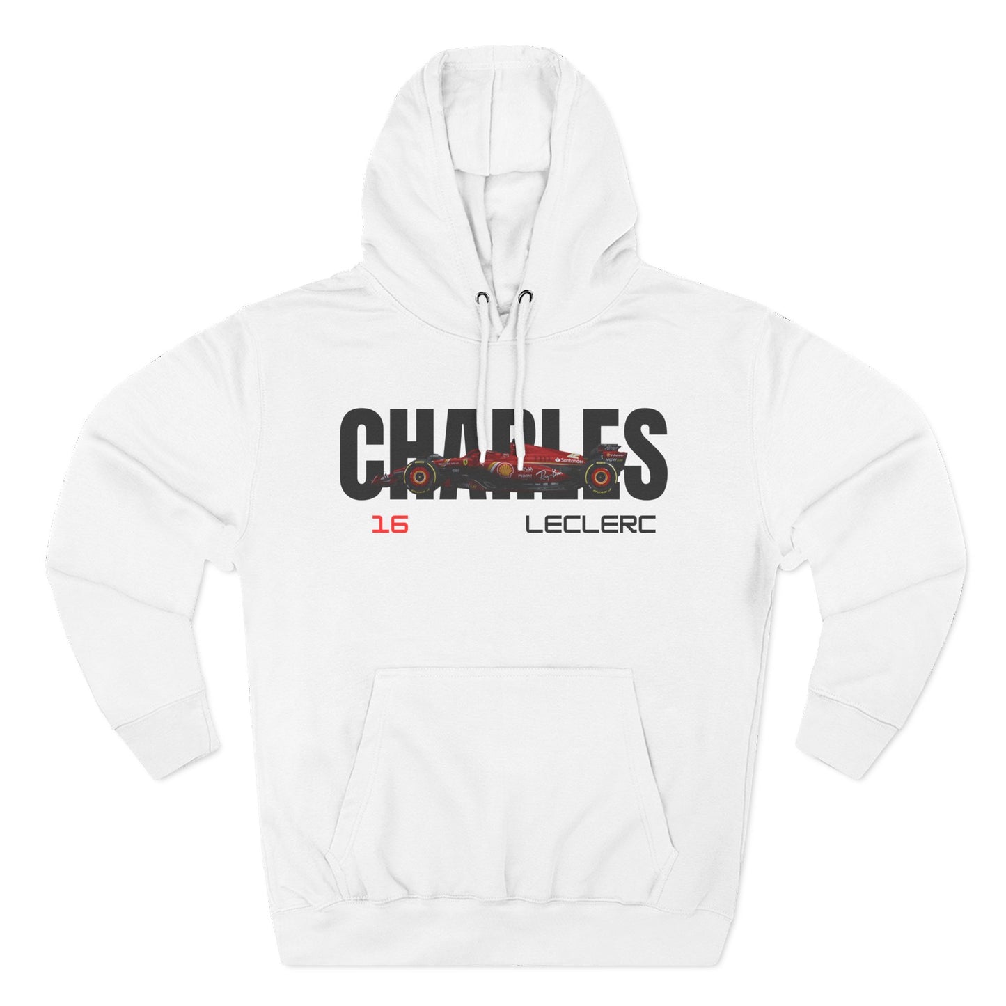 Charles Leclerc 1.1 White Hoodie