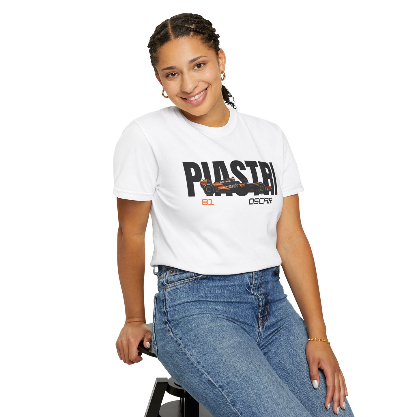 Oscar Piastri 1.1 White T-shirt