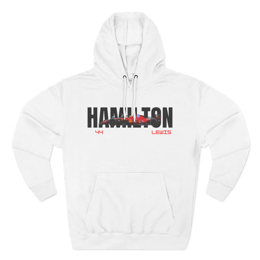 Lewis Hamilton 1.1 White Hoodie