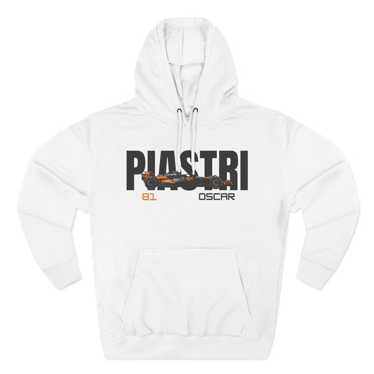Oscar Piastri 1.1 White Hoodie