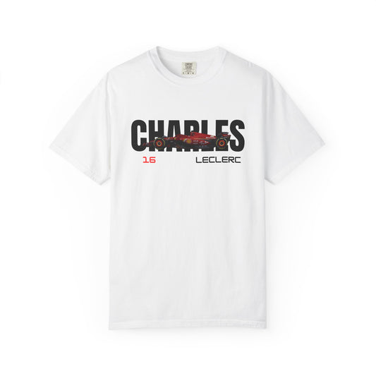 Charles Leclerc 1.1 White T-shirt